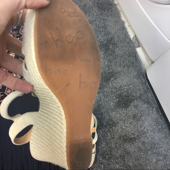 Reduced‼️BOC Leather Wedge Sandal - Picture 4 of 4